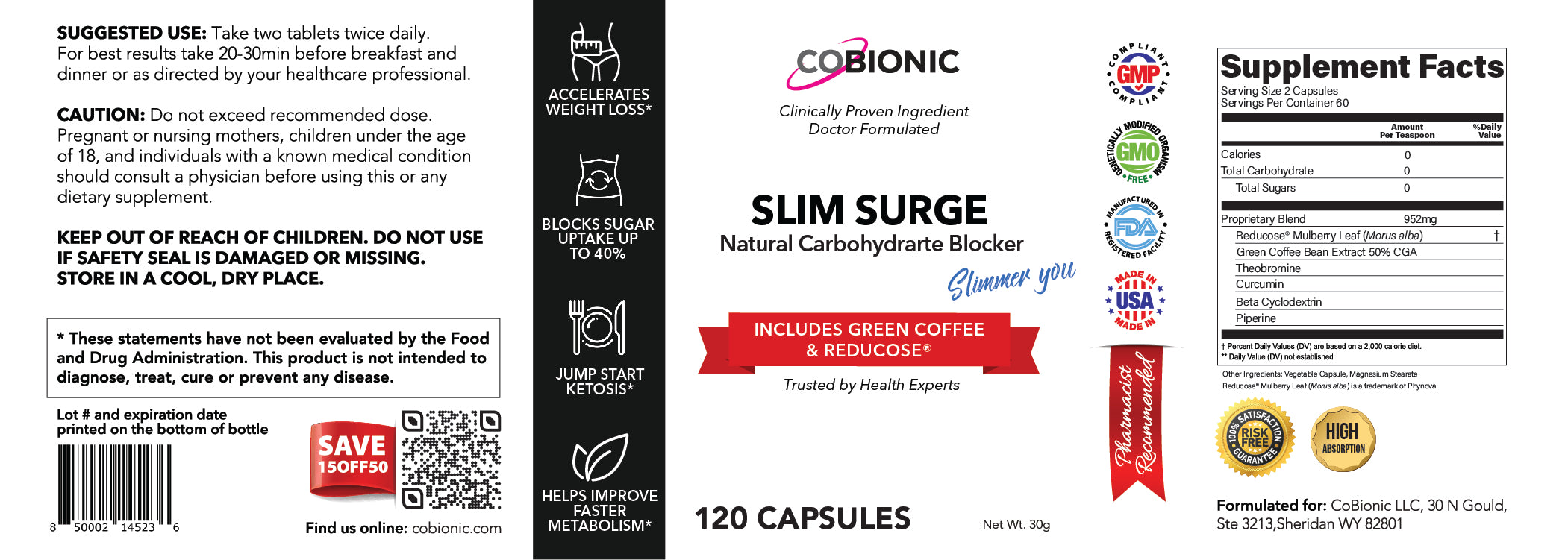 Slim Surge - Advanced Carb Blocker