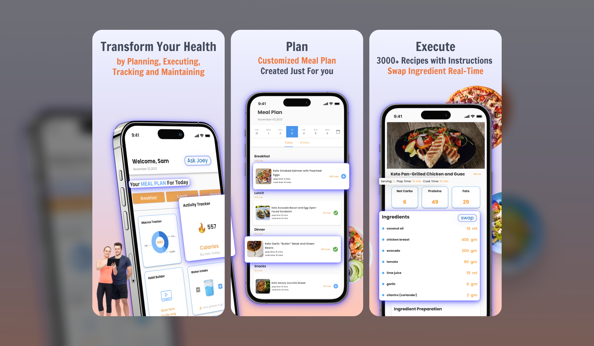Helthyr App: Health Vitals, Custom Meal Plans and More