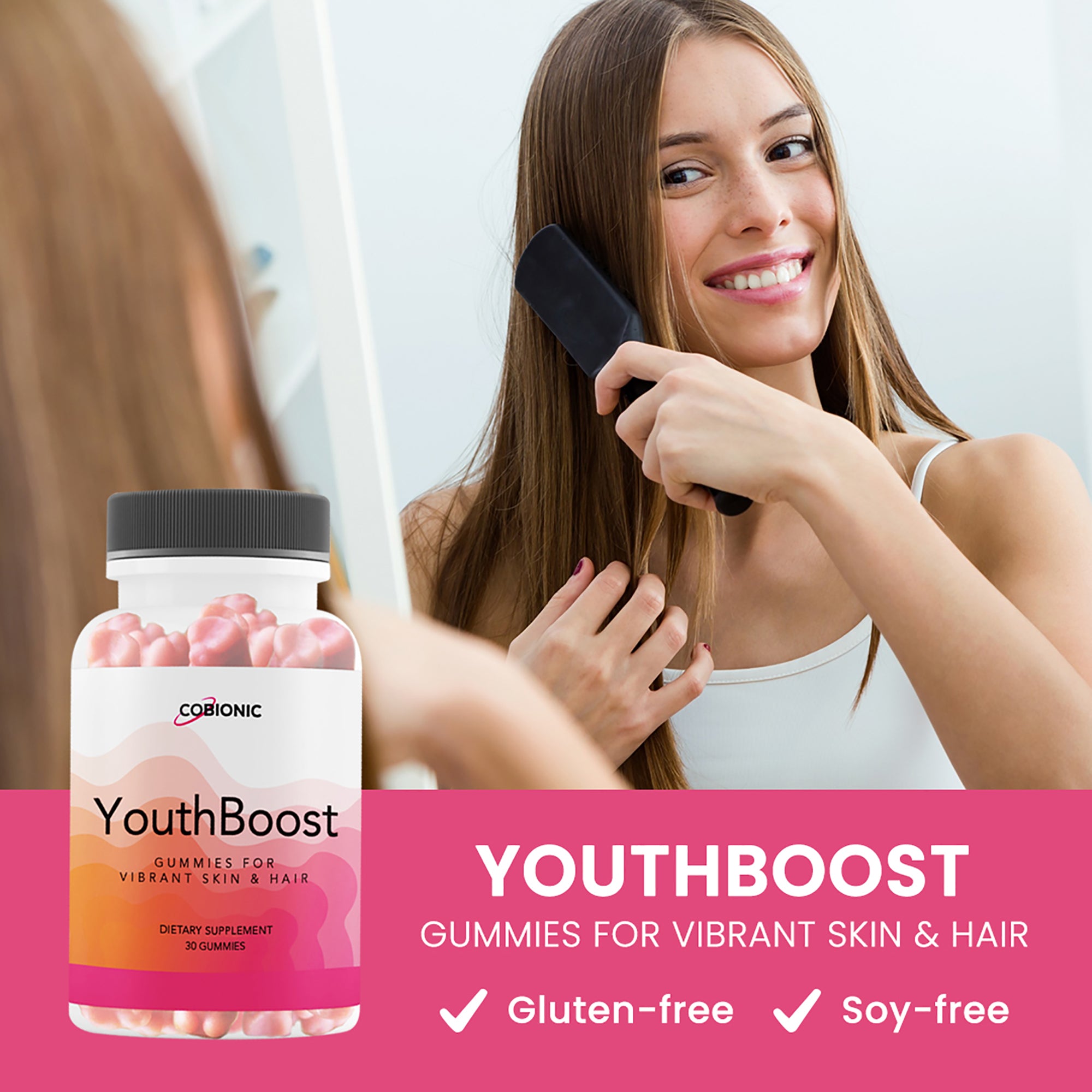 YouthBoost Hair & Skin Gummies