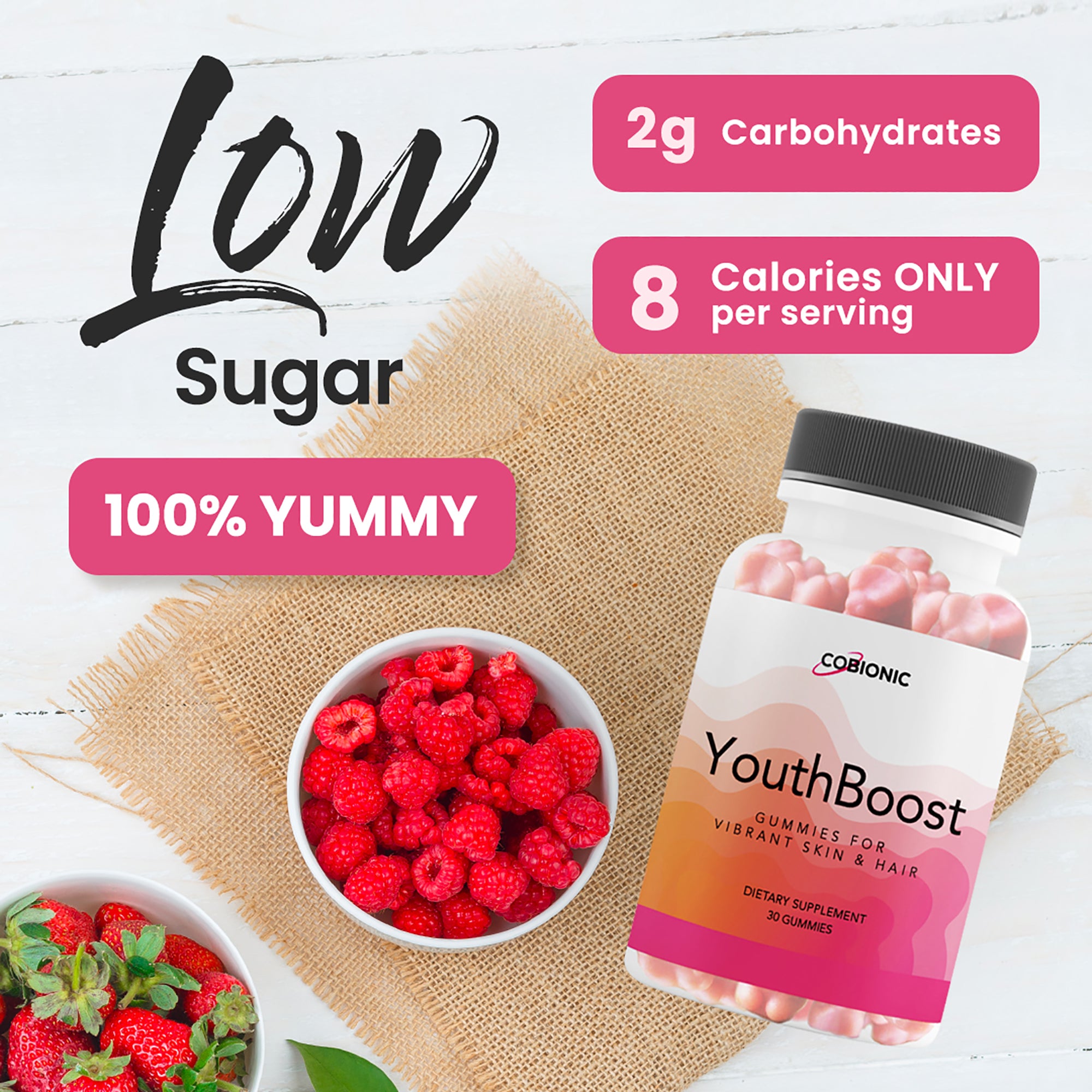 YouthBoost Hair & Skin Gummies