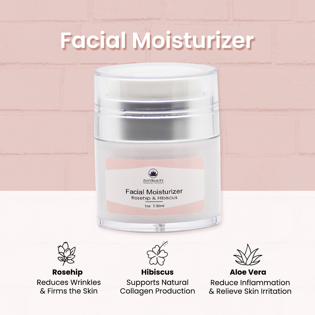 Rosehip & Hibiscus Facial Moisturizer